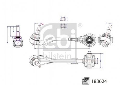 Автозапчасть FEBI BILSTEIN 183624