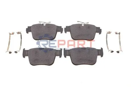 Комплект гальмівних колодок задн/передн ((EN) with clamps), AUDI A3 CUPRA FORMENTOR, LEON, LEON SPORTSTOURER FORD TOURNEO CONNECT V761, TOURNEO CONNECT V761 NADWOZIE WIELKO 1.0-2.5 07.19 Febi Bilstein 183657