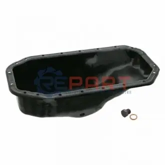 Масляний піддон (сталь) AUDI 50, 80 B2 SEAT CORDOBA, IBIZA II VW DERBY, GOLF I, GOLF II, GOLF III, JETTA I, JETTA II, PASSAT B1, PASSAT B2, POLO, POLO CLASSIC, POLO II 0.8-1.4D 05.73-10.02 Febi Bilstein 18426 Купити в Україні