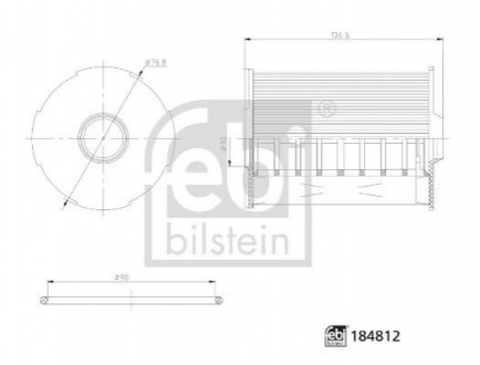 Автозапчасть FEBI BILSTEIN 184812