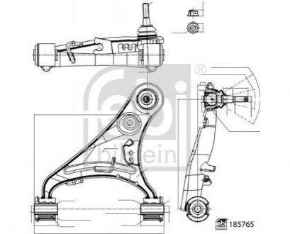 Автозапчастина FEBI BILSTEIN 185765 (фото 1)