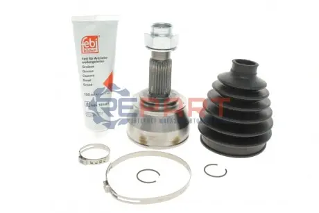 Шарнір приводного валу зовнішній Лів/Прав (25z/23z/51мм) ALFA ROMEO MITO FIAT 500, 500 C, FIORINO, GRANDE PUNTO, IDEA, PUNTO, PUNTO EVO, QUBO LANCIA MUSA, YPSILON 1.3D/1.4/1.6 06.03 Febi Bilstein 185852 Купити в Україні
