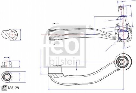 Автозапчастина FEBI BILSTEIN 186128 (фото 1)