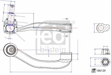 Автозапчастина FEBI BILSTEIN 186129 (фото 1)