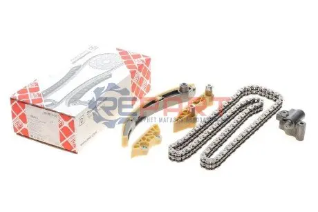 Фото Комплект ланцюга ГРМ Ford Transit 2.4DI/TDCi/TDE, 85/88/92/101kw, 04-06 (к-кт без шестерней) FEBI BILSTEIN (186472) зображення 1