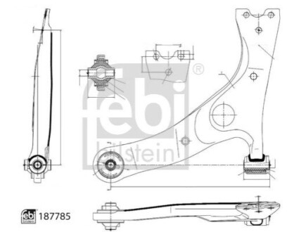 Автозапчасть FEBI BILSTEIN 187785