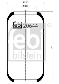 Кожух пневматической рессоры FEBI BILSTEIN 20644