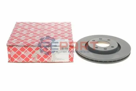 Фото Диск гальмівний (передній) Citroen Berlingo/Peugeot Partner 96- (266x22) FEBI BILSTEIN (21120) зображення 1