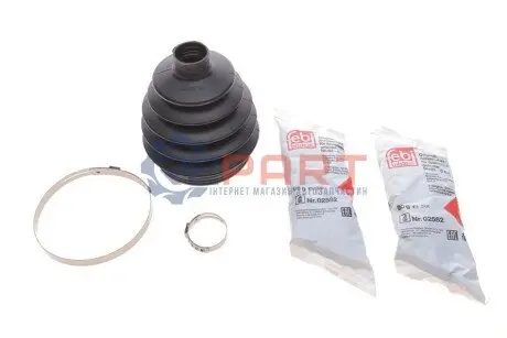 Фото 1 — Пильник ШРКШ (зовнішній) Opel Astra 98-05/Vectra 96-08 (25x83.5x100)(к-кт) FEBI BILSTEIN (21245) Фото Пильник ШРКШ (зовнішній) Opel Astra 98-05/Vectra 96-08 (25x83.5x100)(к-кт) FEBI BILSTEIN (21245) зображення 1