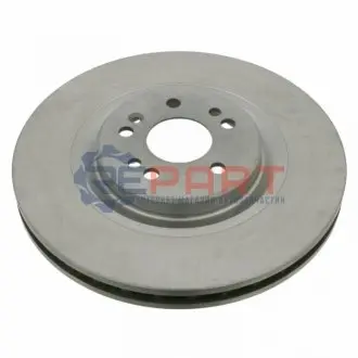 Фото Диск гальмівний (передній) MB M-class (W163) 98-05 (345х32) (з покриттям) (вент.) FEBI BILSTEIN (21950) зображення 1