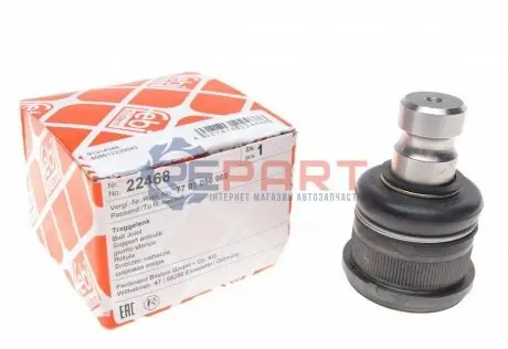 Опора кульова (передня/знизу) Renault Master II/Opel Movano 98-/Nissan Interstar 02- (d=43.3mm) FEBI BILSTEIN 22468 Купити в Україні