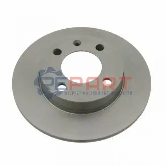 Диск гальмівний задн Лів/Прав SEAT AROSA, CORDOBA, CORDOBA VARIO, IBIZA II VW LUPO I, POLO, POLO III, POLO III CLASSIC 1.0-1.9D 02.93-07.05 Febi Bilstein 22876