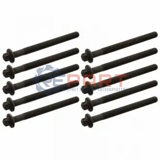 Комплект болтів ГБЦ DACIA DOKKER, DUSTER, LODGY, LOGAN, LOGAN EXPRESS, LOGAN II, LOGAN MCV, LOGAN MCV II, SANDERO, SANDERO II NISSAN ALMERA II, JUKE, KUBISTAR, MICRA III 0.9/1.5D/1.6 06.01 Febi Bilstein 24074 Купити в Україні