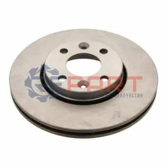 Фото Диск гальмівний (передній) Renault Megane II/Clio II/III 1.2-1.5 dCI 02- (260x22) FEBI BILSTEIN (24165) зображення 1