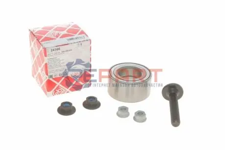 Підшипник маточини (передньої/задньої) Audi A6 97-05 (39x75x37) (к-кт) FEBI BILSTEIN 24366 Купити в Україні