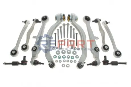 Фото Комплект важелів підвіски (передньої) Audi A4 94-00/A6 97-05/VW Passat B5 00-05 (тонкий палец/повний) FEBI BILSTEIN (24900) зображення 1