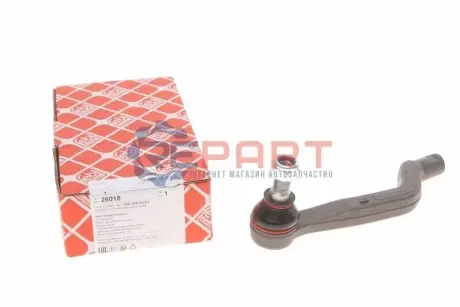 Наконечник тяги рульової (L) MB A-class (W169) 04-12/B-class (W245) 05-11 FEBI BILSTEIN 26018 Купити в Україні