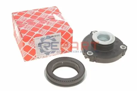 Фото 1 — Подушка амортизатора (переднього) + підшипник VW Polo 4 01-14/ Skoda Fabia II 06-14 FEBI BILSTEIN (26460) Фото Подушка амортизатора (переднього) + підшипник VW Polo 4 01-14/ Skoda Fabia II 06-14 FEBI BILSTEIN (26460) зображення 1