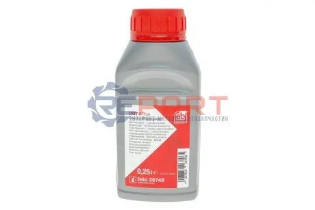 Рідина гальмівна DOT4 Plus (250мл) FEBI BILSTEIN 26748 Купити в Україні