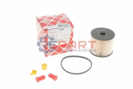 Фото Фільтр паливний Citroen Berlingo/Jumpy/Fiat Scudo/Peugeot Partner 2.0HDi (сис-ма Siemens) 99- FEBI BILSTEIN (26908) зображення 1