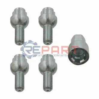 Фото 1 — Комплект болтів колісних MB E-class (W210) 95-02 (M12x1.5mm) FEBI BILSTEIN (27048) Фото Комплект болтів колісних MB E-class (W210) 95-02 (M12x1.5mm) FEBI BILSTEIN (27048) зображення 1