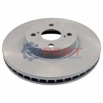 Фото 1 — Диск гальмівний (передній) Toyota Corolla 00-18 (275x25) FEBI BILSTEIN (27235) Фото Диск гальмівний (передній) Toyota Corolla 00-18 (275x25) FEBI BILSTEIN (27235) зображення 1