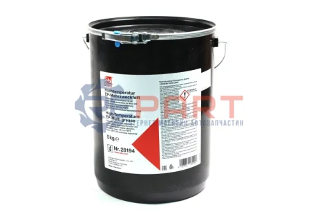 Фото Смазка высокотемпературная FEBI (зеленая) универсальная 5 кг. FEBI BILSTEIN (28194) изображение 1