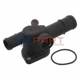 Фланець охолоджуючої рідини (кількість виходів: 4) AUDI A3 SKODA OCTAVIA II VW GOLF PLUS V, GOLF V, GOLF VI, JETTA III, JETTA IV, NEW BEETLE 1.6/1.6LPG/2.0 10.99-12.17 Febi Bilstein 29888 Купити в Україні