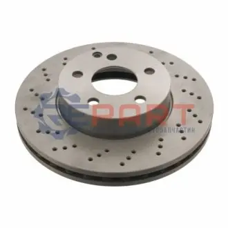 Фото Диск гальмівний (передній) MB C-class (W204/S204/C204) 07- (295x28) (з отворами) FEBI BILSTEIN (30552) зображення 1