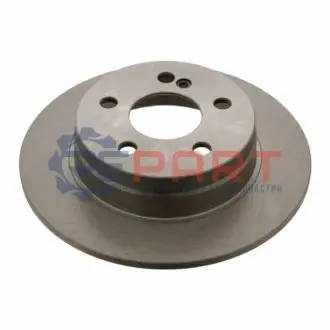 Фото Диск гальмівний (задній) MB C-class (W204/S204/C204) 07- (278x9) з покриттям FEBI BILSTEIN (30554) зображення 1