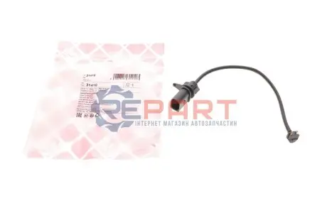 Датчик зносу гальмівних колодок передн VW PASSAT B5, PASSAT B5.5 1.6-4.0 02.00-05.05 Febi Bilstein 31410 Купити в Україні