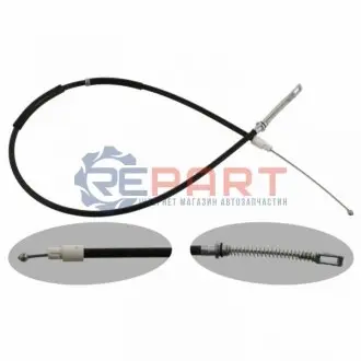 Трос, стояночная тормозная система Febi Bilstein 36936
