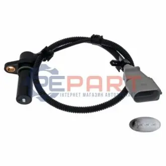 Датчик положення колінчастого вала AUDI A3, A4 B5, A4 B6, A4 B7, A6 C5 FORD GALAXY I, GALAXY MK I SEAT ALHAMBRA, CORDOBA, IBIZA III, LEON, TOLEDO II SKODA FABIA I 1.9D-2.3 03.95-12.10 Febi Bilstein 37508