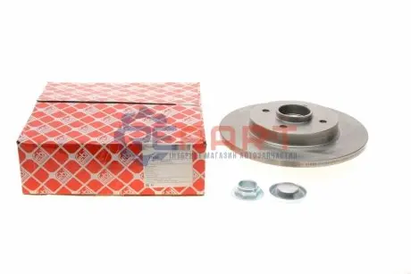 Фото Диск гальмівний (задній) Citroen Berlingo/Peugeot Partner 08- (267.7х12) (+ABS) FEBI BILSTEIN (37680) зображення 1