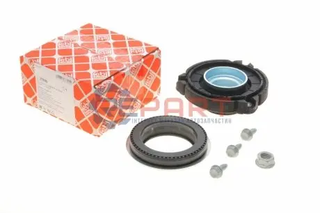 Фото 1 — Подушка амортизатора (переднього) + підшипник Skoda Fabia/VW Polo 1.2-1.9D 99-14 (к-кт) FEBI BILSTEIN (37895) Фото Подушка амортизатора (переднього) + підшипник Skoda Fabia/VW Polo 1.2-1.9D 99-14 (к-кт) FEBI BILSTEIN (37895) зображення 1