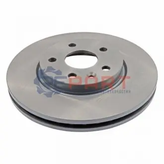 Диск гальмівний передн Лів/Прав CHEVROLET AVEO, BOLT, CRUZE, VOLT OPEL ASTRA H, ASTRA J, ASTRA J GTC 1.2-Electric 05.09 Febi Bilstein 39186 Купити в Україні