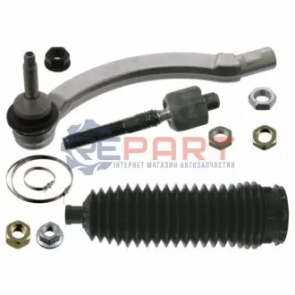 Рульова тяга(з наконечником) (кришка смуги) VOLVO S60 I, V70 II, XC70 I, XC90 I 2.0-3.2 11.99-12.10 Febi Bilstein 40555 Купити в Україні