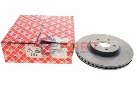 Фото Диск гальмівний (передній) Ford Focus/ Kuga II 07-/Connect 13- (320x25) (з покриттям) (вентильований) FEBI BILSTEIN (43870) зображення 1