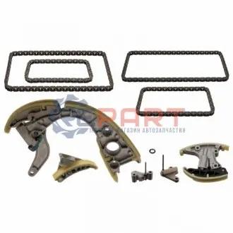Комплект ланцюга ГРМ Audi A4/A6/A8/Q7/VW Touareg 2.7D/3.0D 03-11 (4 ланцюга + елементи) (симплекс) FEBI BILSTEIN 45003 Купити в Україні