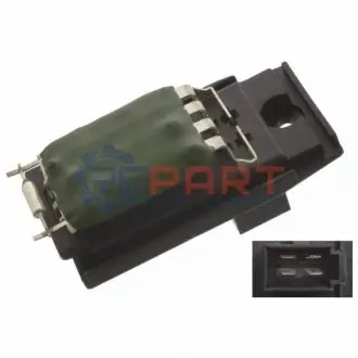 Реостат пічки Ford Connect 1.8TDCi 02- FEBI BILSTEIN 45415 Купити в Україні