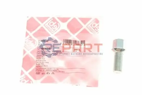 Фото Болт колеса VW Caddy/T5 03- (M14x1.5mm) FEBI BILSTEIN (46632) зображення 1