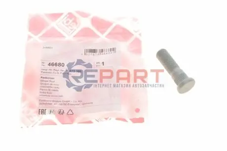 Шпилька колеса Ford Transit Connect/Tourneo Connect 02-13 (M12x1.5) Febi Bilstein 46680 Купити в Україні