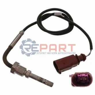 Датчик температури вихлопних газів (перед DPF) VW CADDY III, PASSAT B6, TOURAN 1.9D/2.0D 08.03-11.10 Febi Bilstein 48835