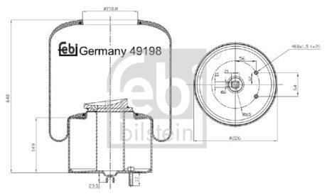 Автозапчасть FEBI BILSTEIN 49198