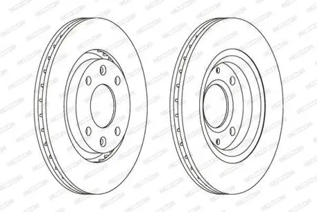 Диск тормозной FERODO DDF1140C Купить в Украине