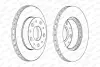 Фото Гальмівний диск переднійЛів/Прав CITROEN JUMPER I, JUMPER II, JUMPER III FIAT DUCATO PEUGEOT BOXER 1.9D-3.0D 02.94 FERODO (DDF1171C) зображення 1