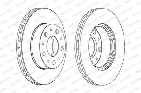 Диск тормозной FERODO DDF1171C Купить в Украине