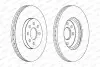 Фото Гальмівний диск переднійЛів/Прав OPEL ASTRA H, ASTRA H CLASSIC, ASTRA H GTC, COMBO, COMBO TOUR, CORSA C, MERIVA A 1.2-2.0 09.00 FERODO (DDF1236C) зображення 2