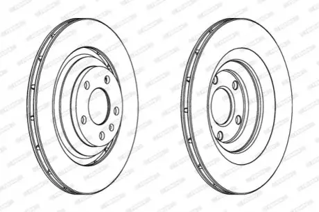 Диск тормозной FERODO DDF1240C Купить в Украине
