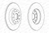 Фото Гальмівний диск задній Лів/Прав AUDI A3, Q3 SEAT ALHAMBRA, ALTEA, ALTEA XL, LEON, TOLEDO III SKODA OCTAVIA II, SUPERB II, SUPERB III, YETI VW CC B7, EOS 1.2-3.6 02.03-06.24 FERODO (DDF1306C) зображення 1